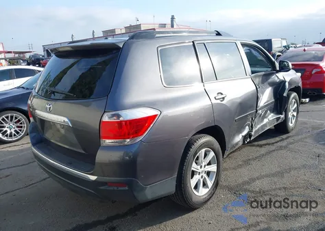 2013 Toyota Highlander Se V6 из США, поврежденный, VIN 5TDZK3EH2DS142581